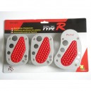 T23020 - Pedal pad /3 pcs/ silver-red