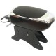 T24007 - Console box /15cm+2cup holder black/