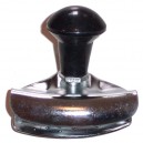 T19007 - Steering wheel knob /black, wood color/