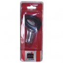 T19034 - Gearshift knob chrome-black /with hole/