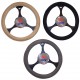 T12039 - Steering wheel cover /black, gray, beige/ suede imitat