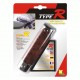 T12201 - Handbrake cover /silver, wood, carbon/