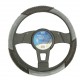 T12070 - Wheel cover, black-grey, rubber-velour-touched